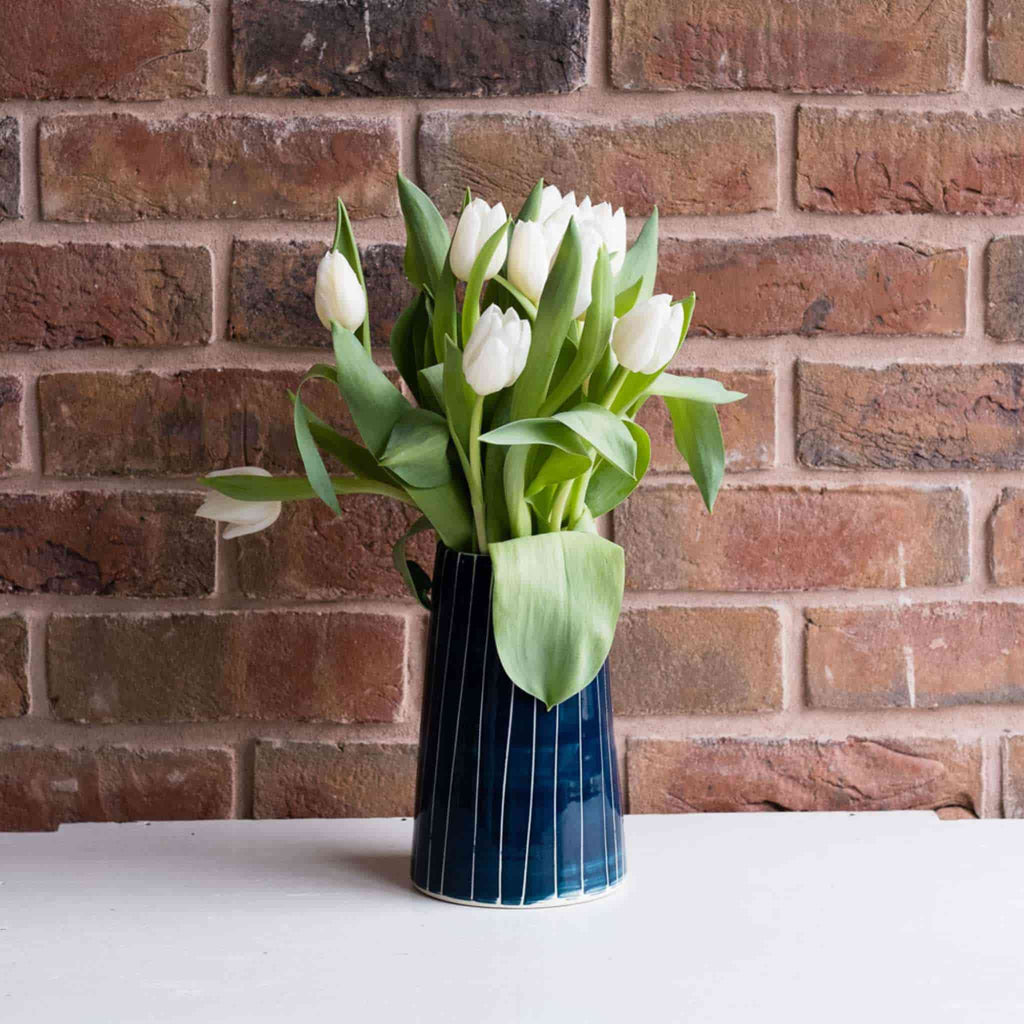 musango blue stripe vase