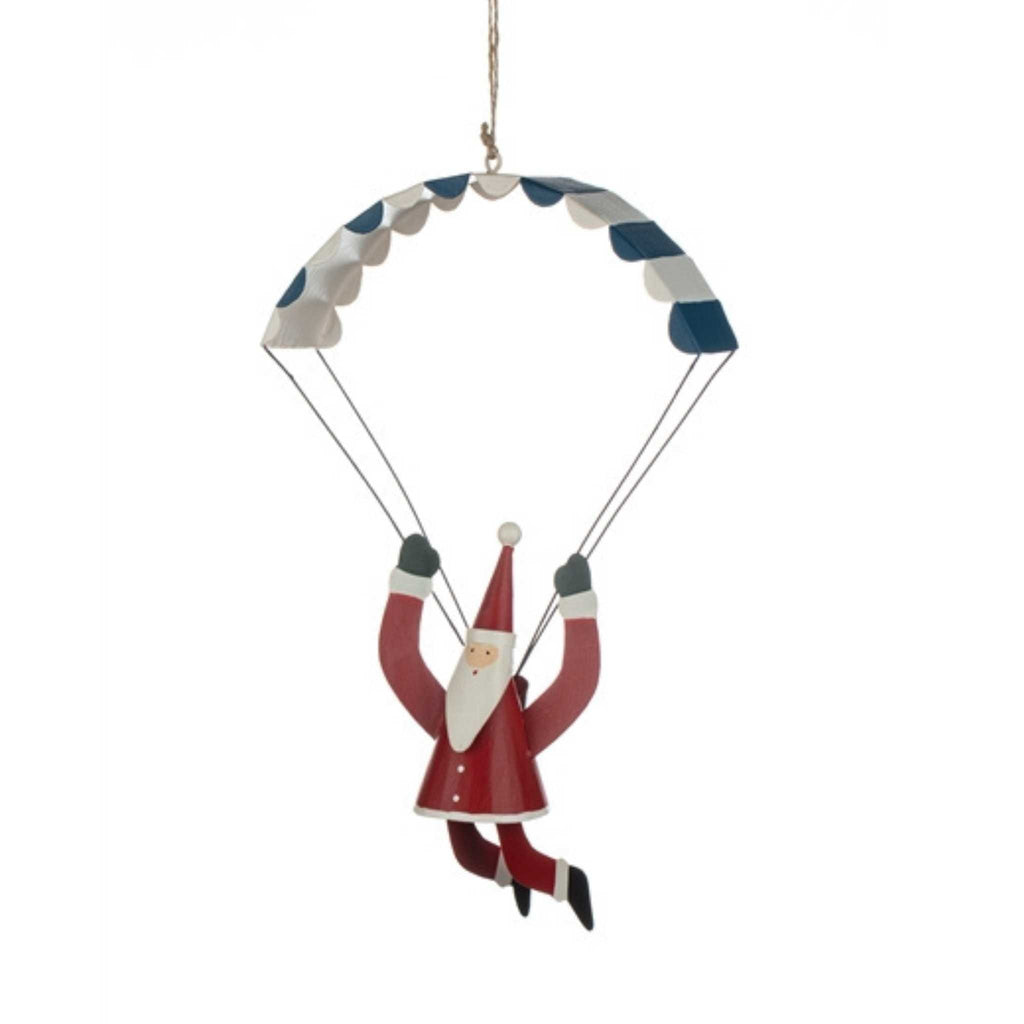 paragliding santa hanging decoration
